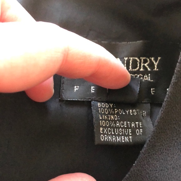 Laundry by Shelli Segal black jumpsuit - Picture 7 of 8